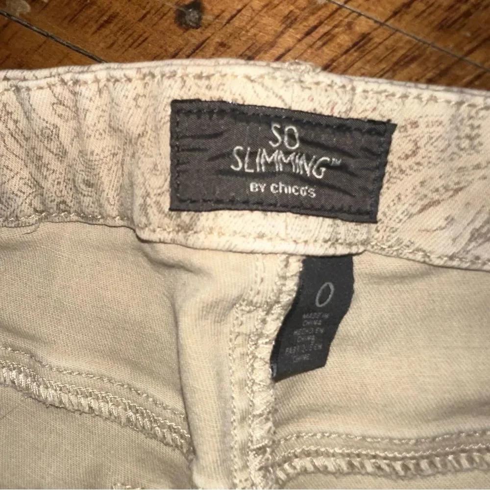 Chico's So Slimming Beige Pants